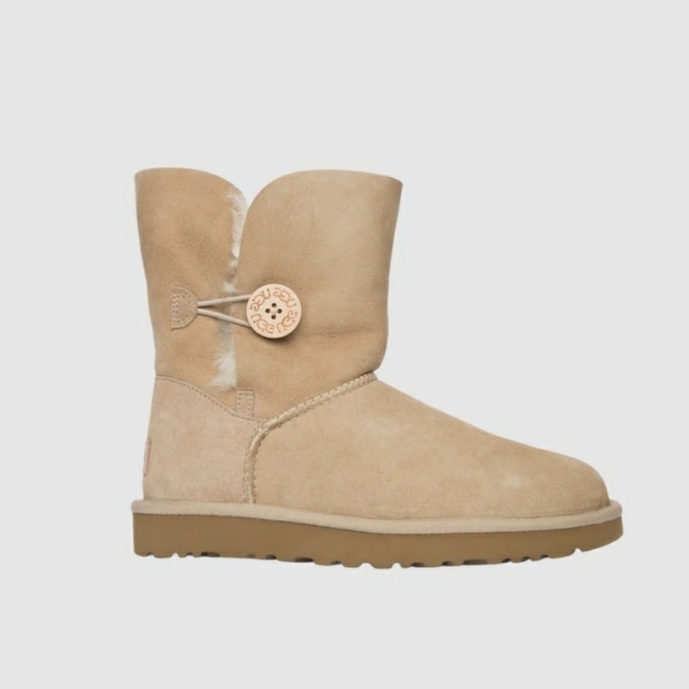 UGG Light Sand Bailey Button Boots